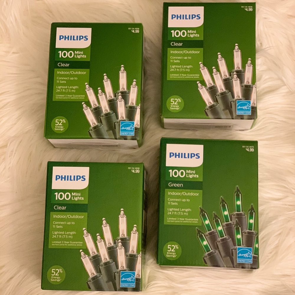 (4) Boxes • Mini Lights • $10
